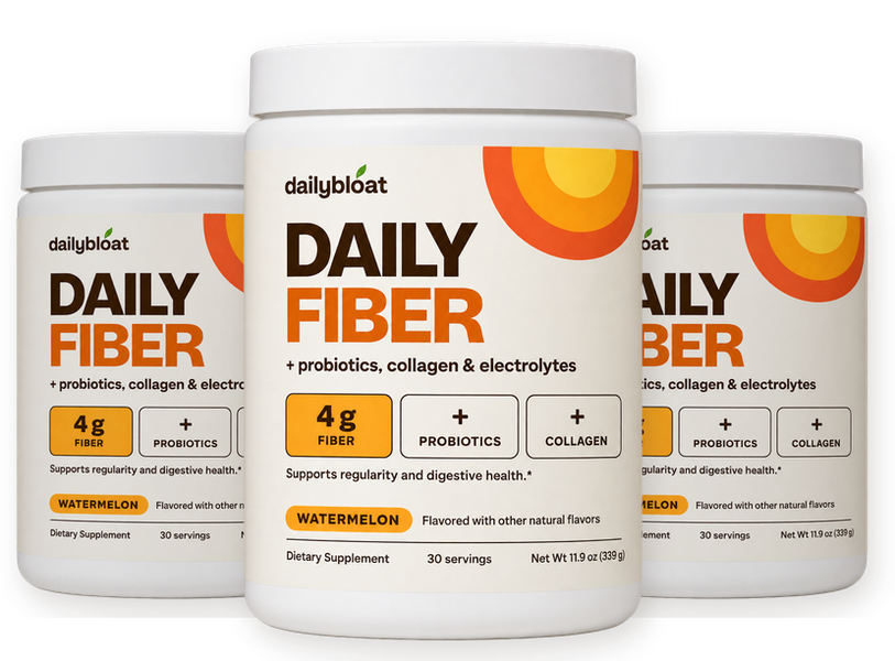 Daily Fiber Tropical Breeze, 3 bottles